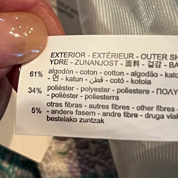 NWT ZARA Textured Plaid Cropped Blazer Jacket Bloggers Fav Turquoise & Lavender - Picture 15 of 16